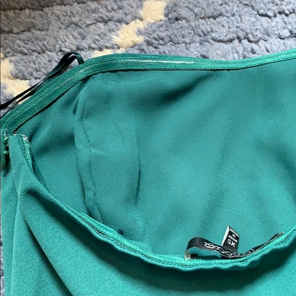 NWOT 19 Cooper Hunter Green Strapless Dress - Picture 2 of 4